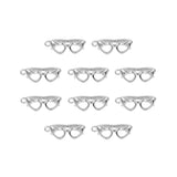 Pendentif lunettes coeur 19x8mm