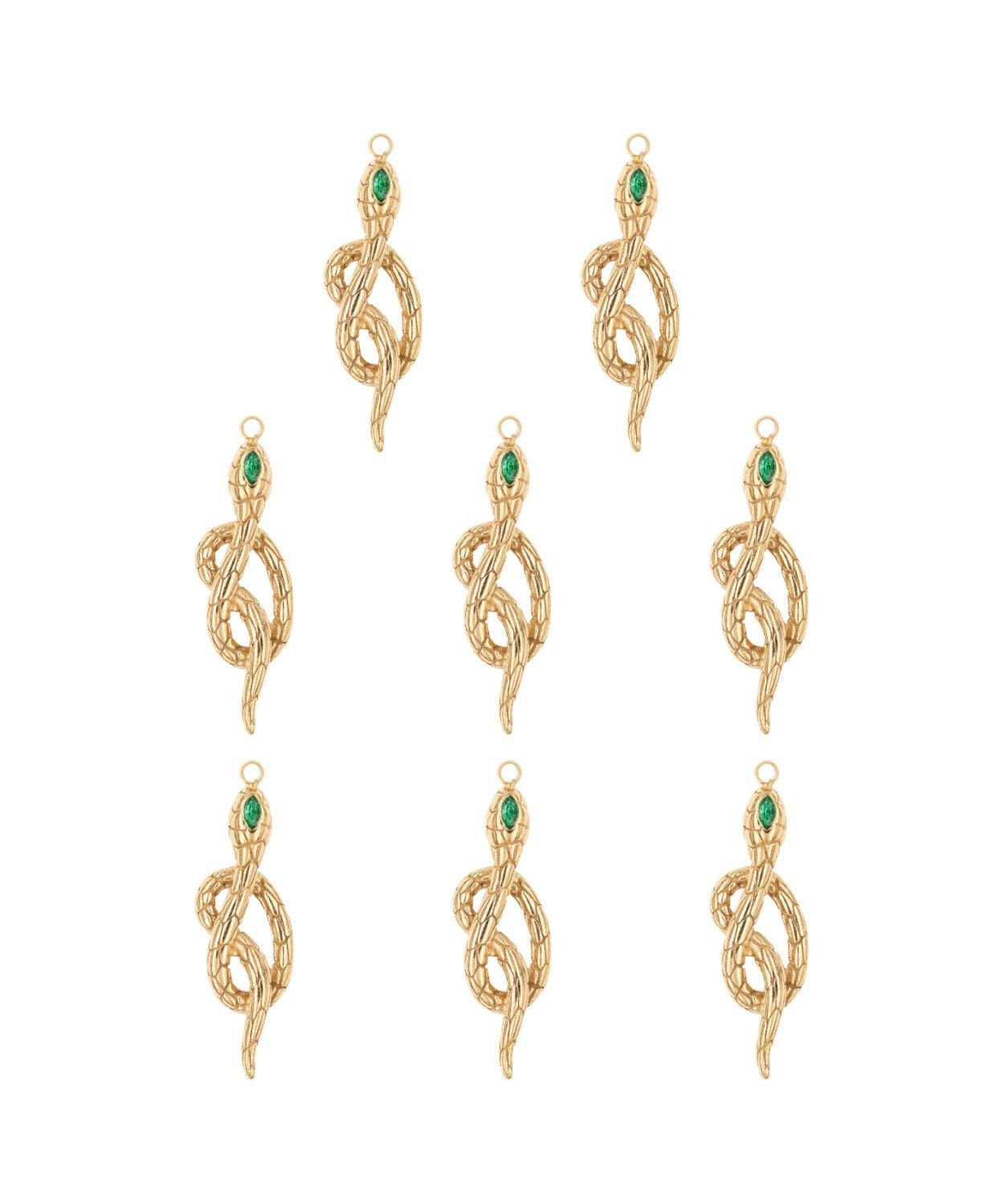 Pendentif serpent 27.5x9mm