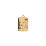 Pendentif passport 16x12mm