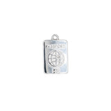 Pendentif passport 16x12mm
