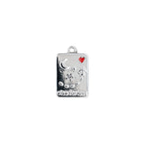 Pendentif passport 16x12mm