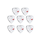 Pendentif More amor por favor 15x14mm - Rhodié