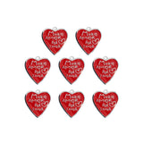 Pendentif More amor por favor 15x14mm - Rhodié