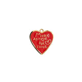Pendentif More amor por favor 15x14mm - Doré