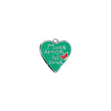 Pendentif More amor por favor 15x14mm - Rhodié