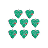 Pendentif More amor por favor 15x14mm - Rhodié