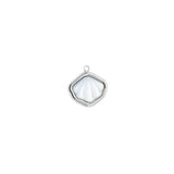 Pendentif nacre coquillage 13x16mm