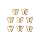 Pendentif nacre papillon 10x11mm