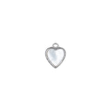 Pendentif nacre coeur 11x10mm
