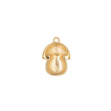 Pendentif champignon maison strass 15x13mm
