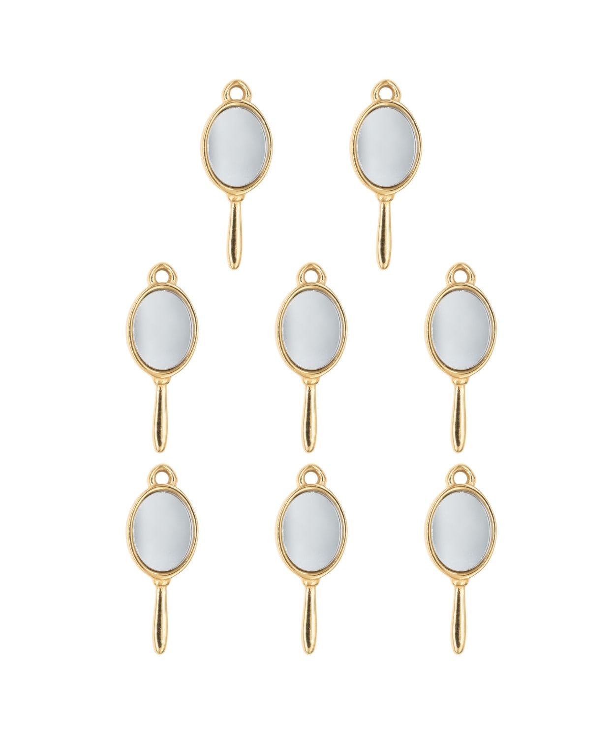 Pendentif Miroir à main 18x8mm