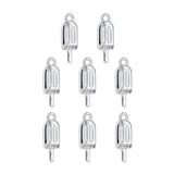 Pendentif glace strass 15x6mm