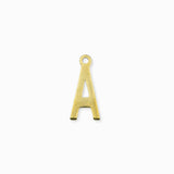 Pendentif alphabet doré - Lettre A