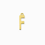 Pendentif alphabet doré - Lettre F