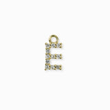 Pendentif strass alphabet A-Z 9mm