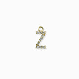 Pendentif strass alphabet A-Z 9mm