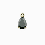 Pendentifs gouttes en verre 10x7mm