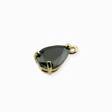 Pendentifs gouttes en verre 10x7mm