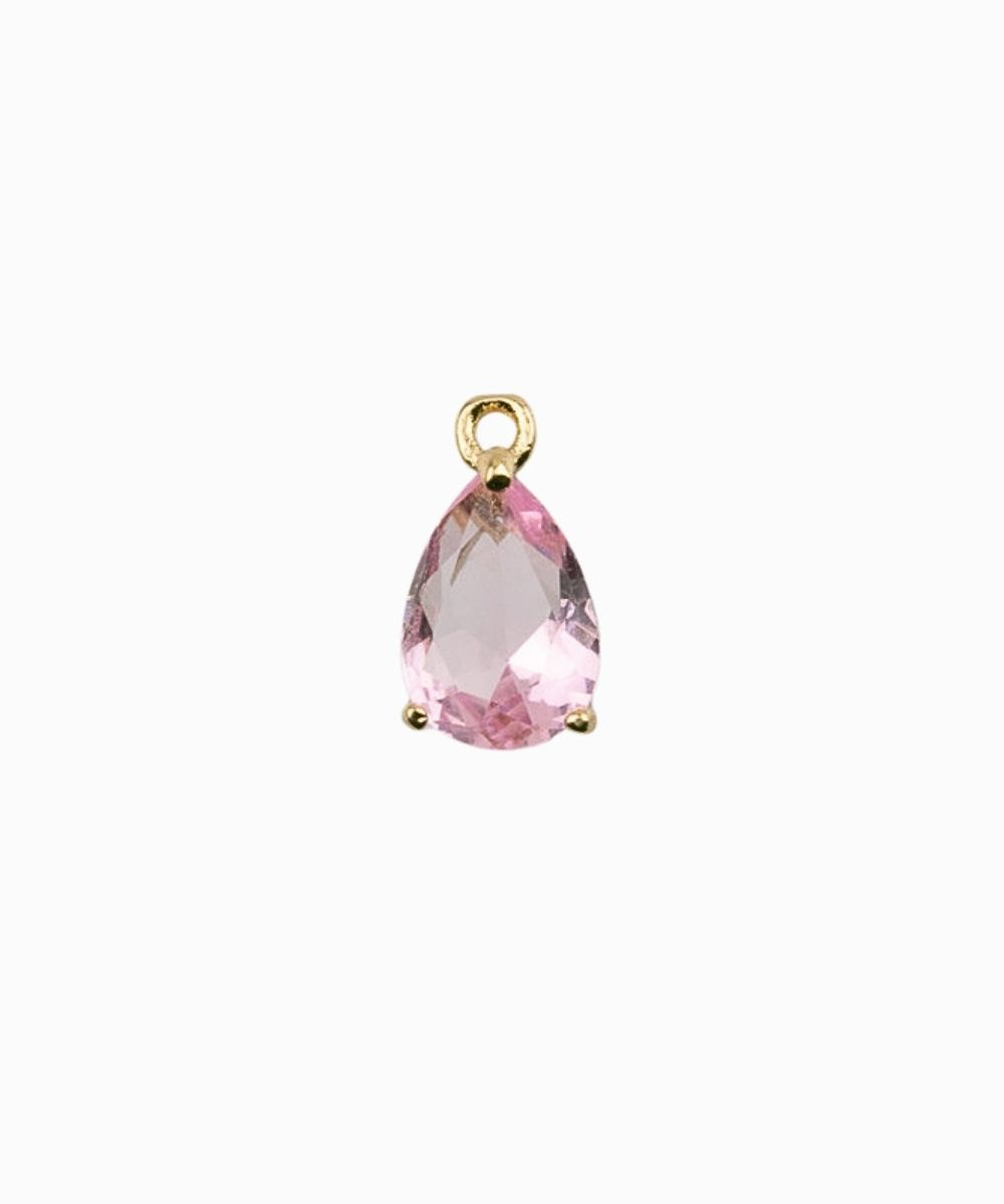 Pendentifs gouttes en verre 10x7mm