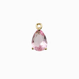 Pendentifs gouttes en verre 10x7mm