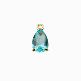 Pendentifs gouttes en verre 10x7mm