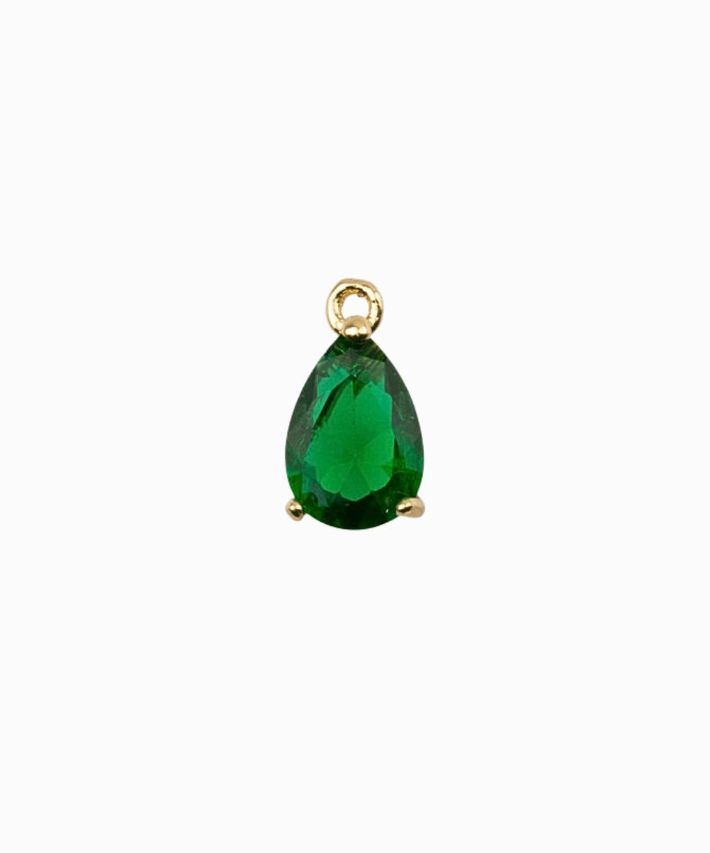 Pendentifs gouttes en verre 10x7mm