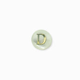 Perle nacre naturelle alphabet A-Z 6mm