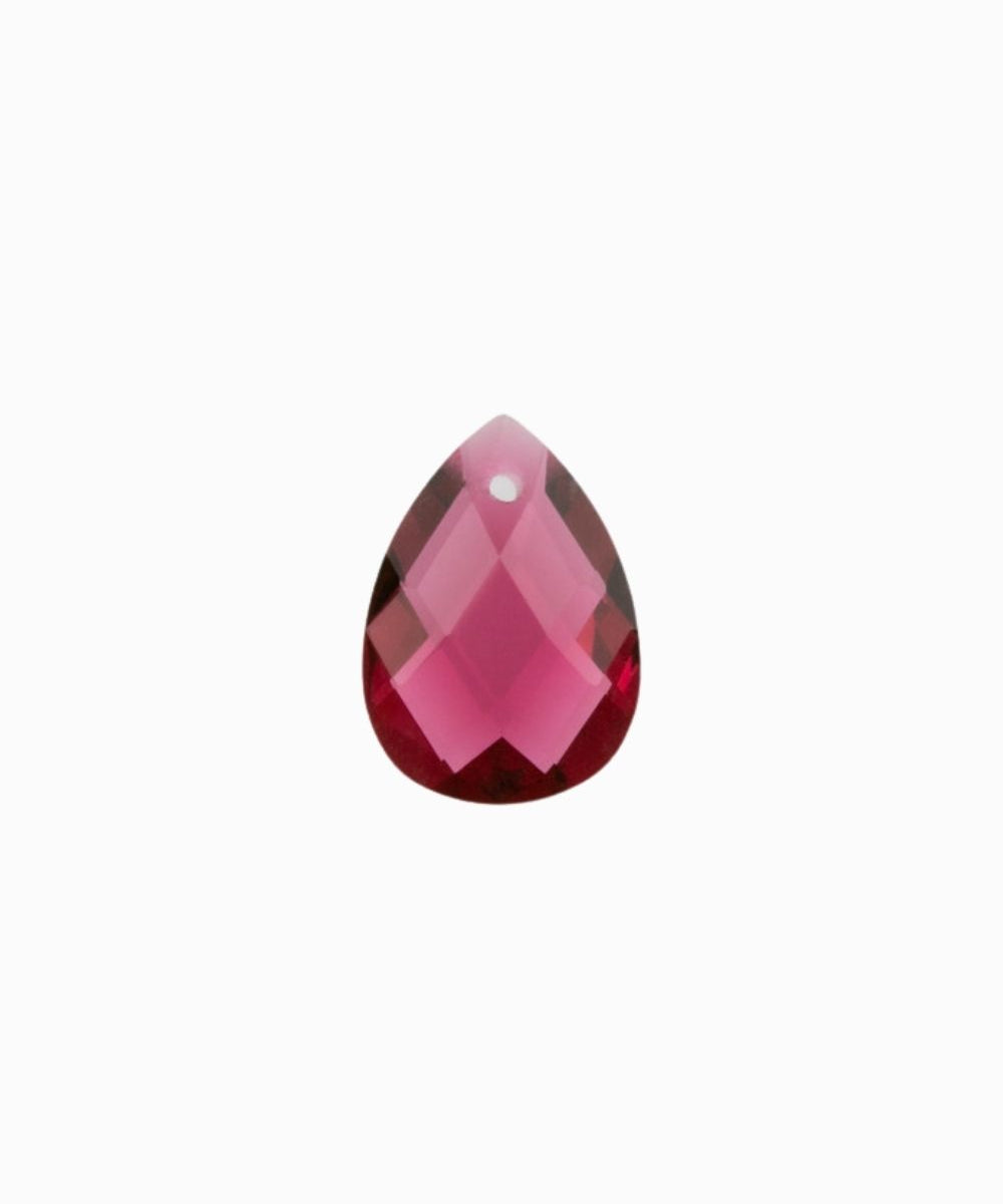 Perles gouttes en verre 14x10mm