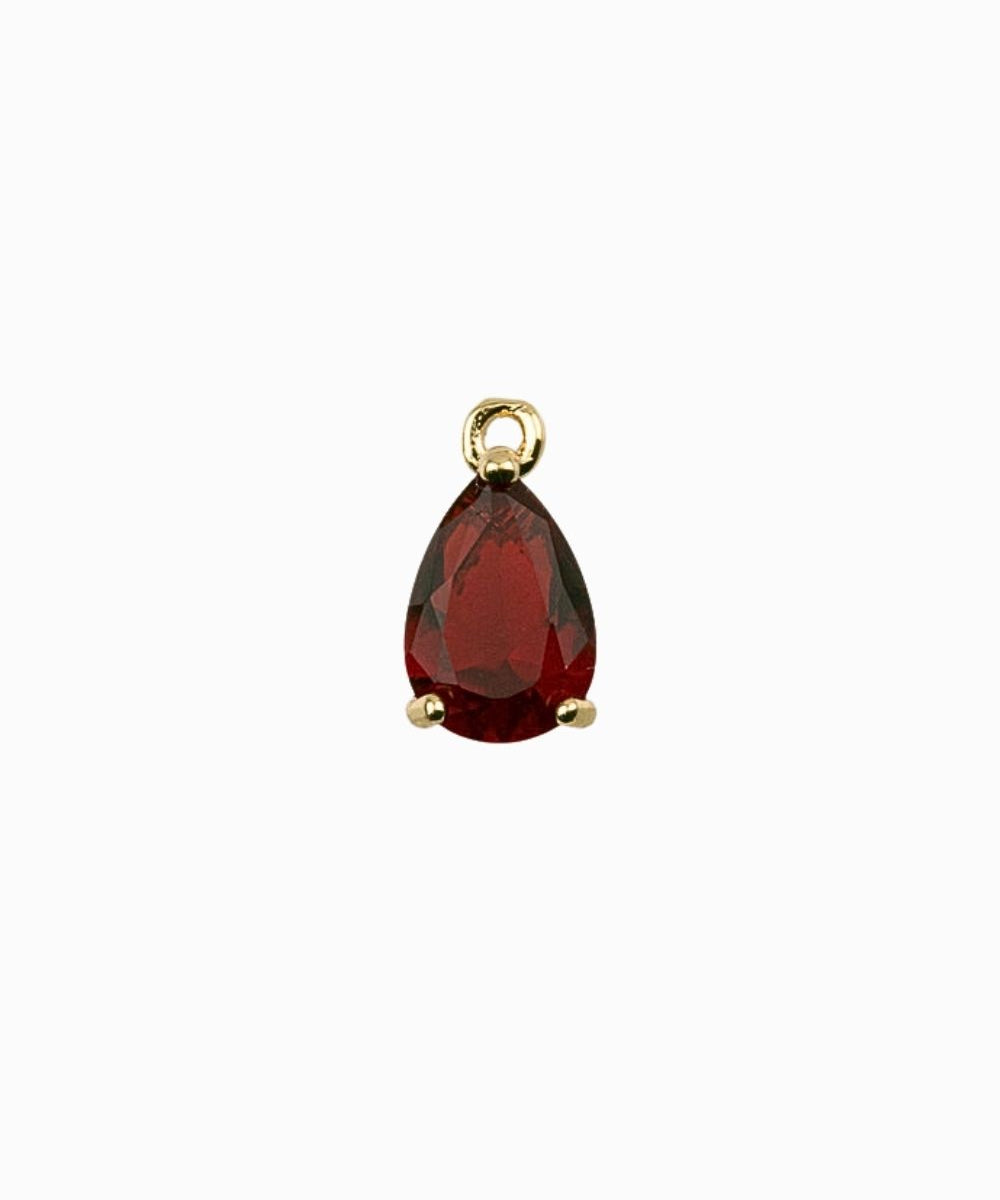 Pendentifs gouttes en verre 10x7mm