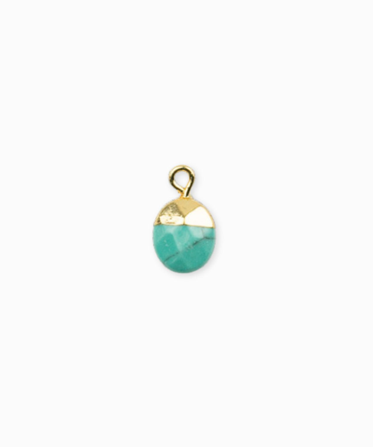 Pendentif noisette 15x8mm