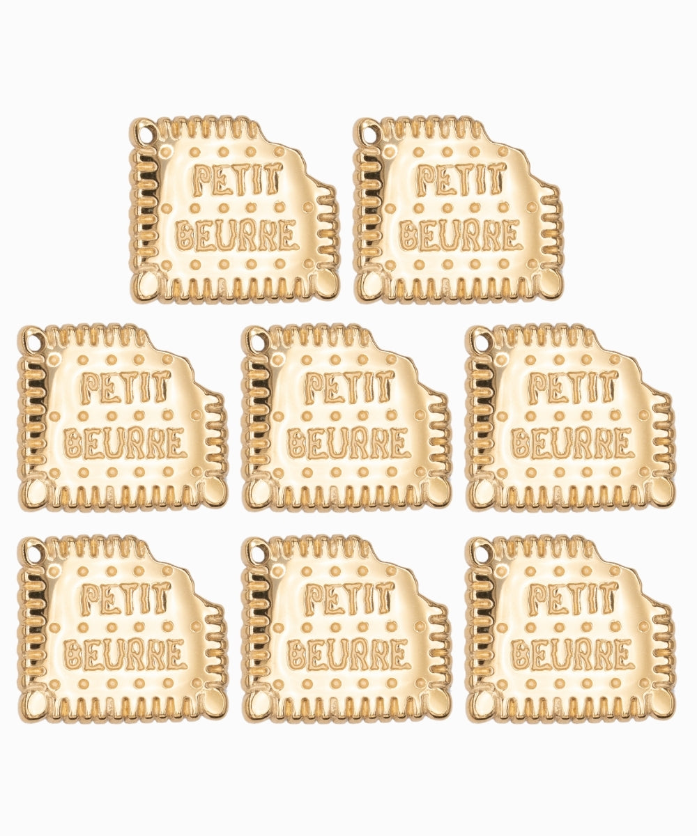 Pendentif Biscuit petit beurre 14.50x16 mm