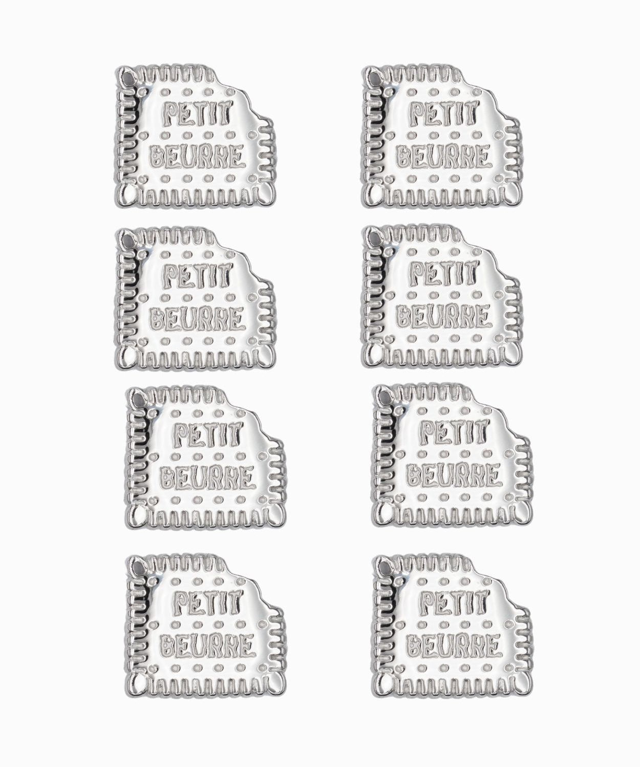 Pendentif Biscuit petit beurre 14.50x16 mm