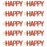 Pendentif Happy 6.50x20 mm