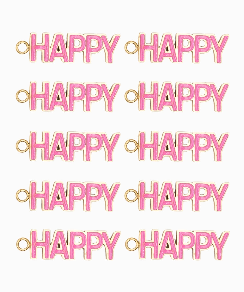 Pendentif Happy 6.50x20 mm
