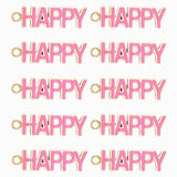 Pendentif Happy 6.50x20 mm