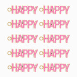 Pendentif Happy 6.50x20 mm