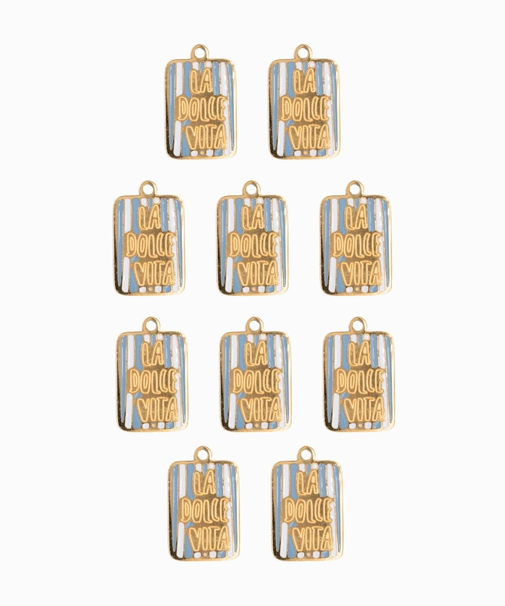 Pendentif La dolce vita 15x11mm