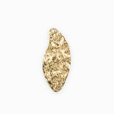 Pendentif goutte irrégulière 39x17mm