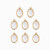 Pendentif antique nacre ovale 15.50x12mm