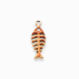 Pendentif arête de poisson 22x8mm