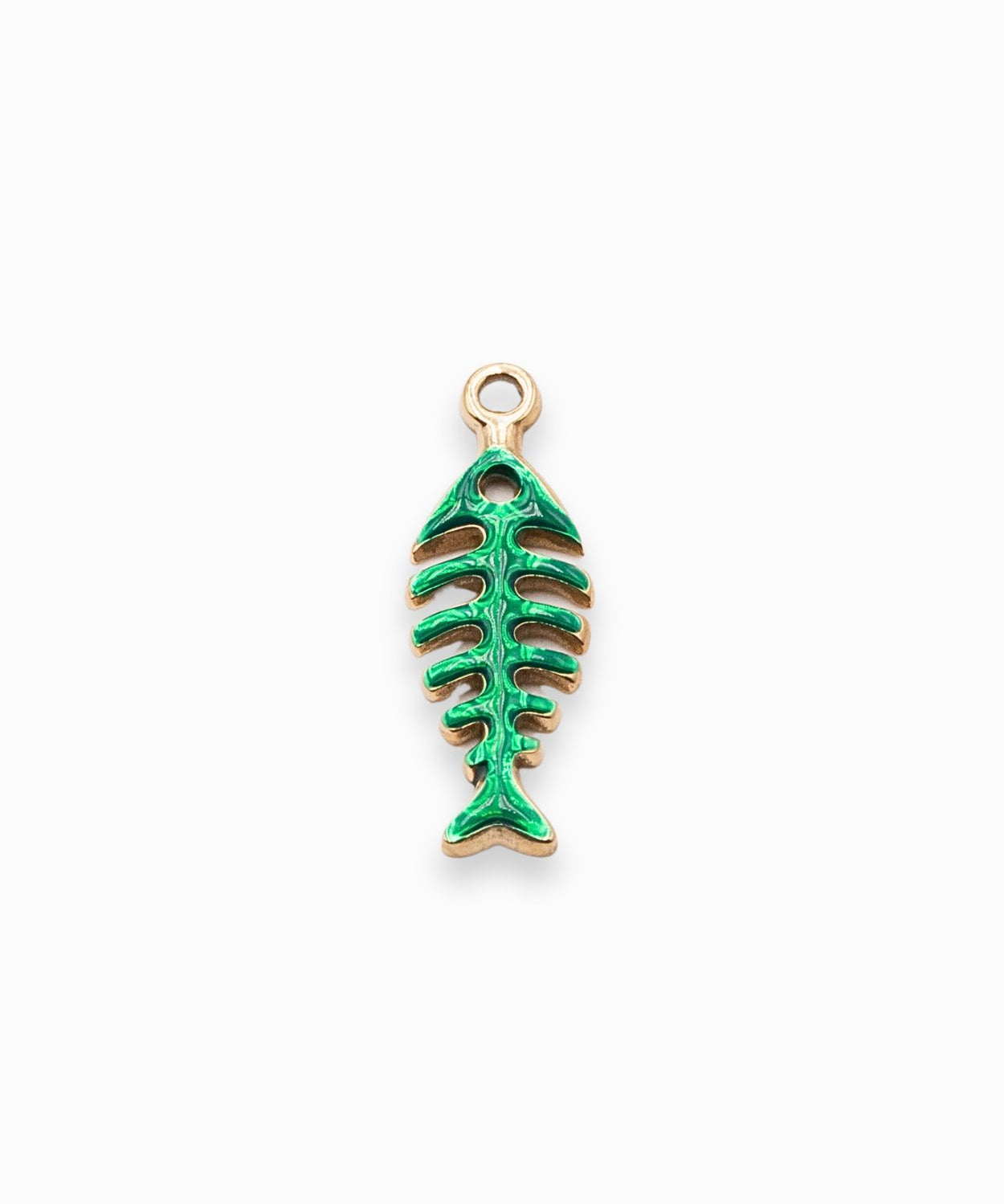 Pendentif arête de poisson 22x8mm