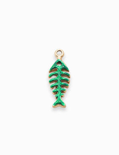 Pendentif arête de poisson 22x8mm