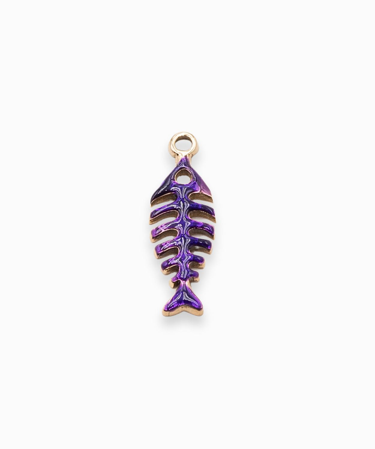 Pendentif arête de poisson 22x8mm