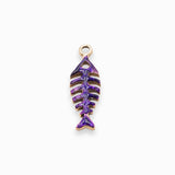 Pendentif arête de poisson 22x8mm