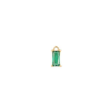 Pendentif à strass rectangle 4x7mm
