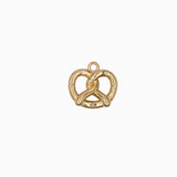 Pendentif bretzels strass 12.50x16mm