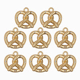 Pendentif bretzels strass 12.50x16mm