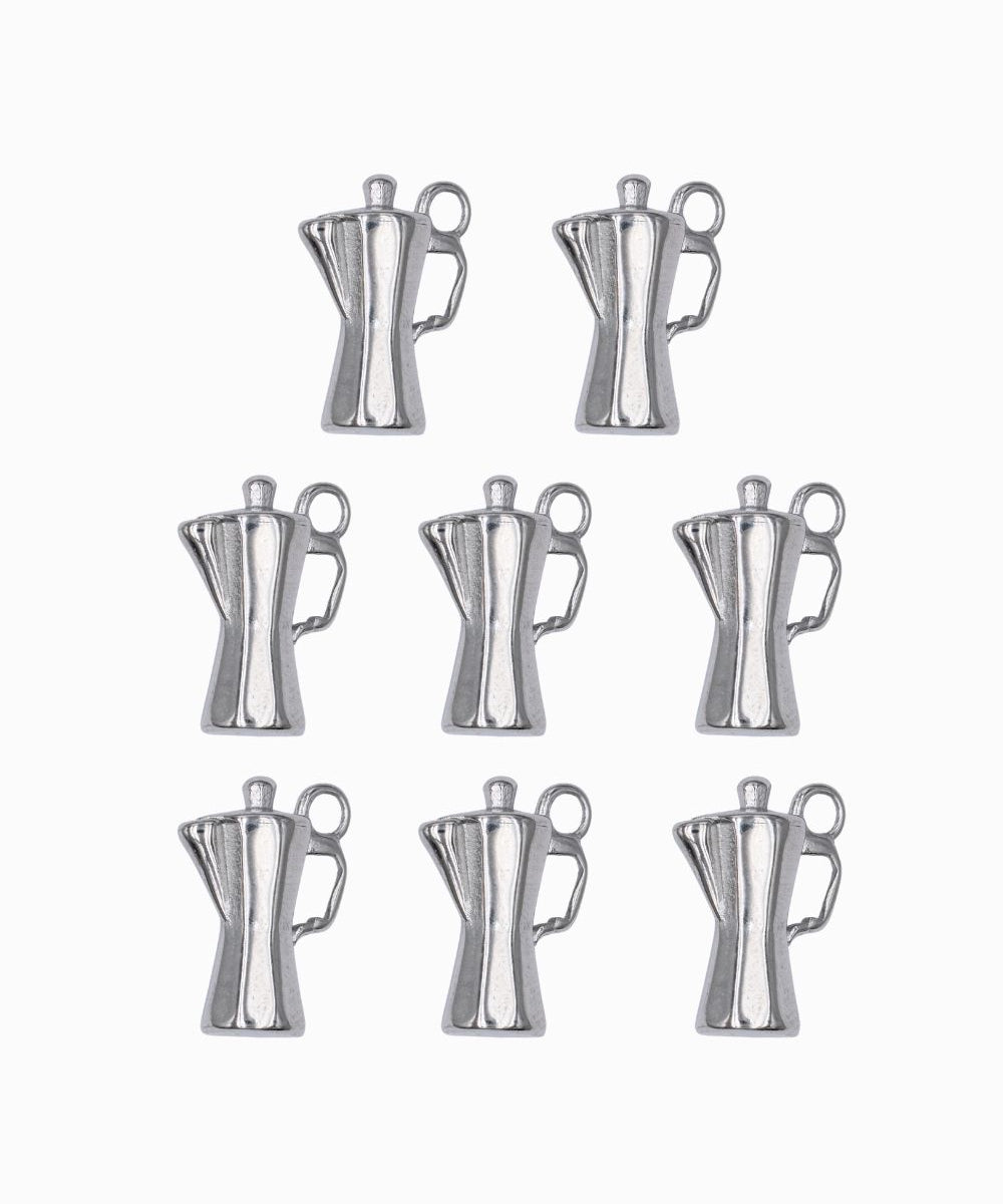 Pendentif cafetière italienne 18x13.5mm