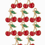 Pendentif cerise 14.50x15.50mm