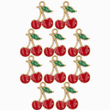 Pendentif cerise plat 14.50x15.50mm